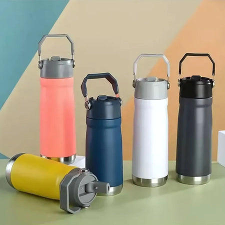 Garrafa Térmica com Alça Reforçada e Design Moderno