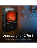 Aquecedor Portátil Elétrico com Efeito Lareira
